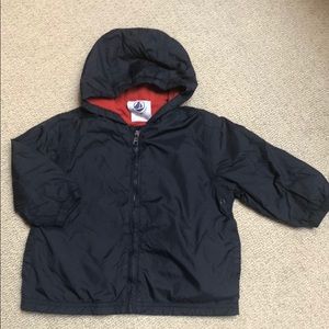 Petit Bateau unisex Baby Fleece-lined jacket